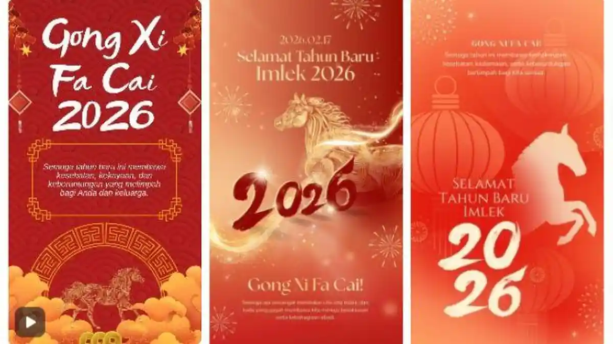 30 Poster Tahun Baru Imlek 2026 Menarik, Gratis Tinggal Download