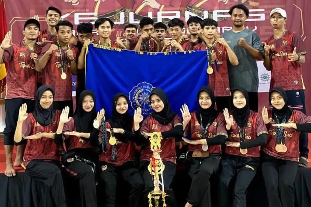 Tapak Suci UMP Raih Juara Umum Kejuaraan Nasional