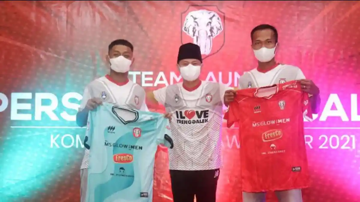 Launching Tim Persiga Arungi Liga 3, Bupati Trenggalek Minta Skuad Bermain Lepas Tanpa Beban