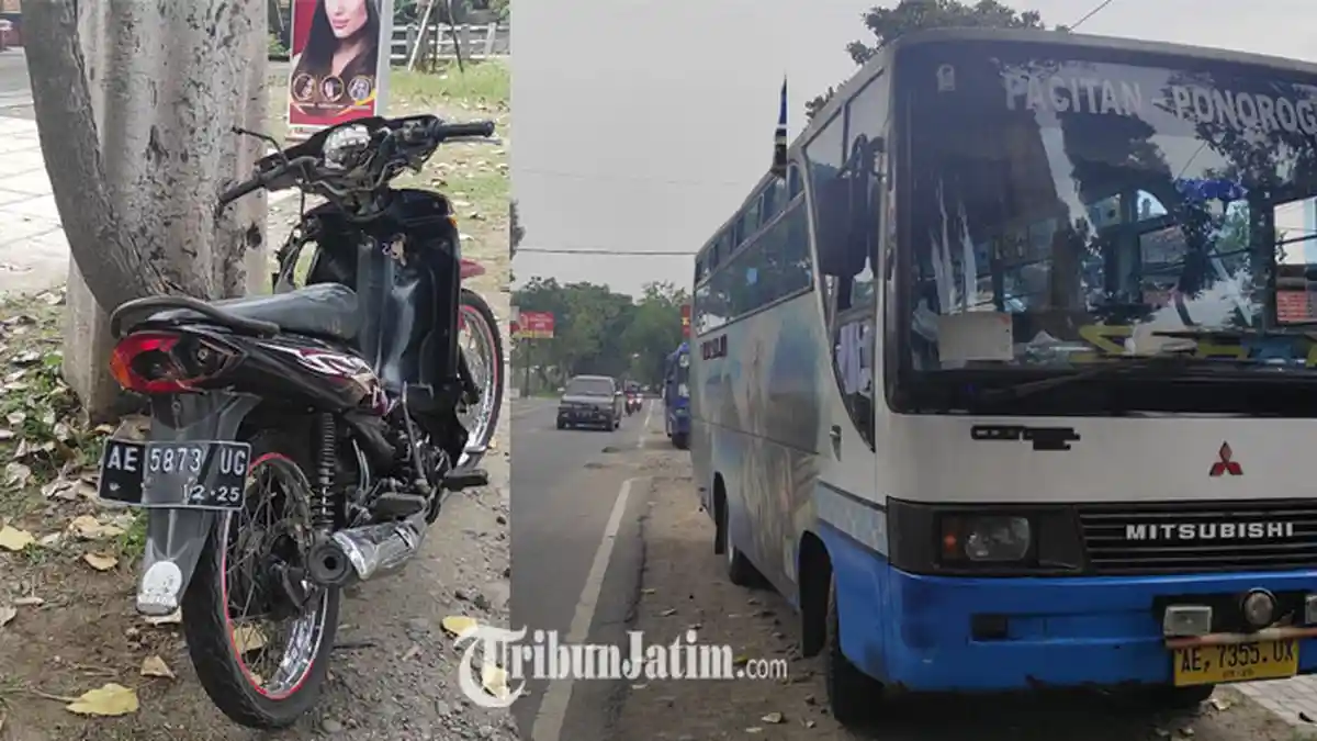 Jalur Ponorogo-Pacitan Makan Korban, Pengemudi Sepeda Motor Tewas Diseruduk Bus