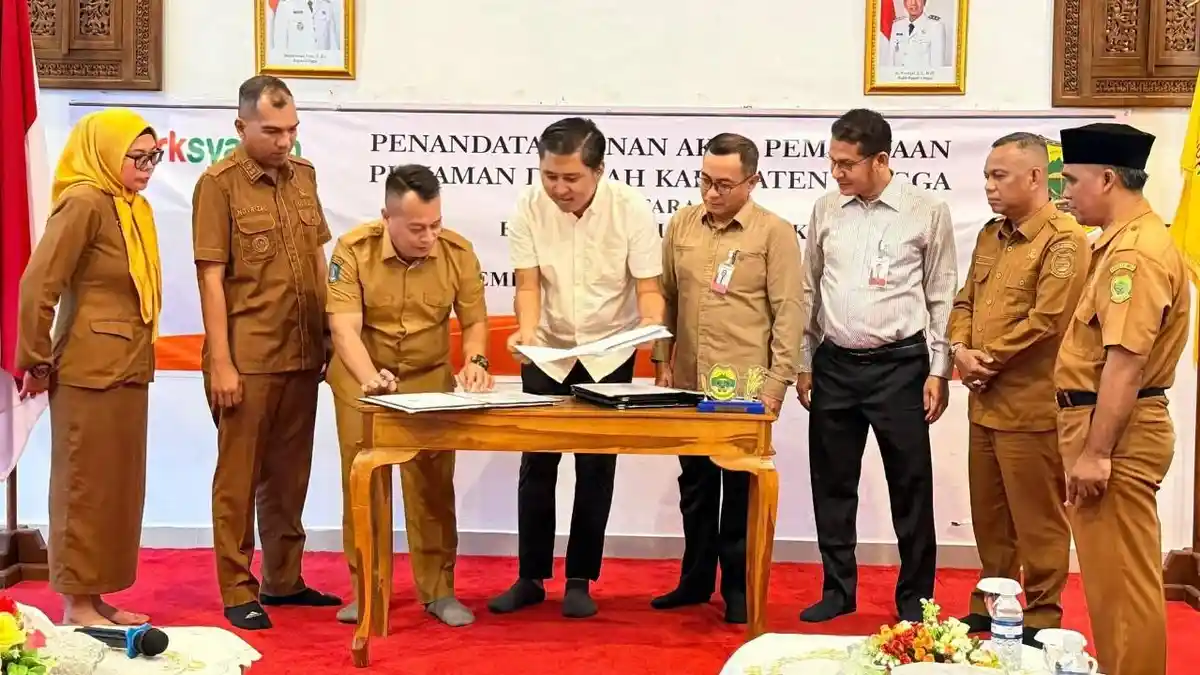 Pemkab Lingga Gandeng BRK Syariah, Pastikan Pencairan THR ASN Tepat Waktu