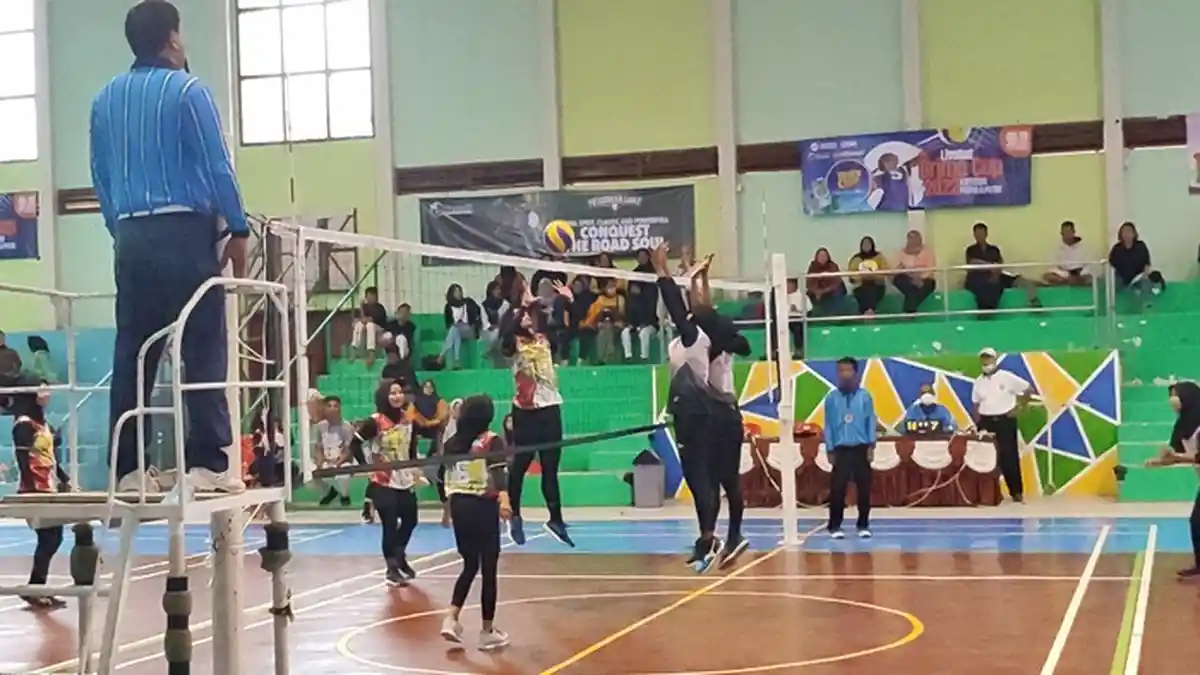 Klub Voli Putri PJP Sungai Padang Libas Tiga Set Berturut-turut Klub Suak Gual di Livobel Brimo Cup