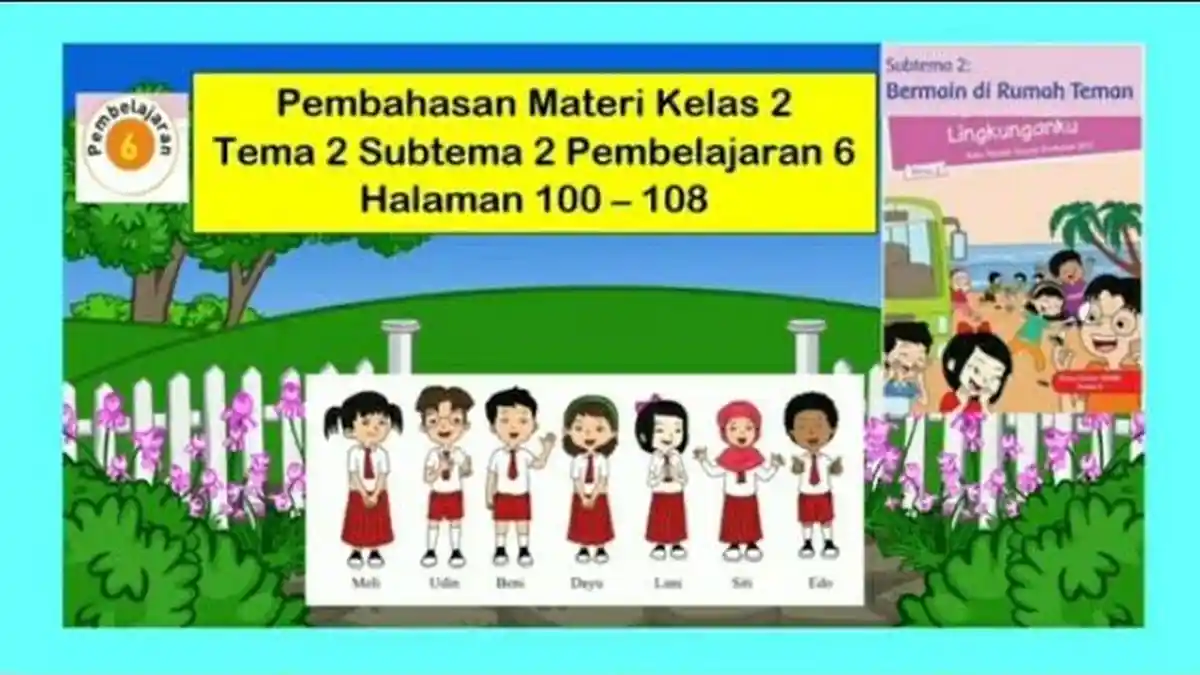 Soal & Kunci Jawaban Tema 2 Kelas 2 SD Halaman 100 - 108 : Ayo Mengamati