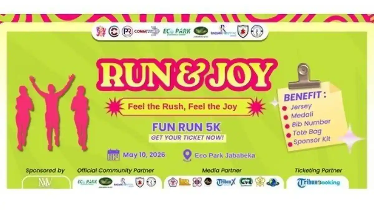 Run & Joy Siap di Gelar, Cara Seru Menikmati Hidup Sehat di Akhir Pekan