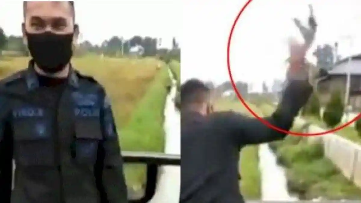 Oknum Brimob yang Lempar Anak Kucing ke Parit Diamankan dan Diperiksa, Ngaku Kesal Makanan Direbut