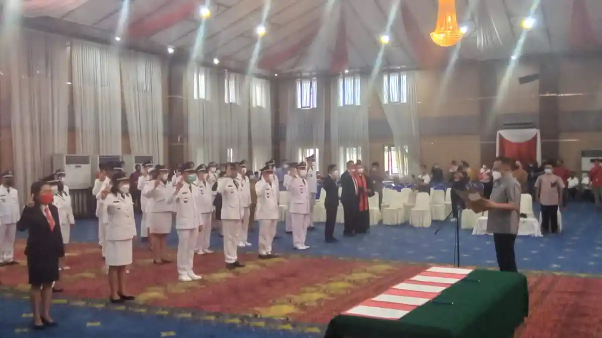 Ini Daftar Nama Camat dan Lurah di Manado yang Baru Dilantik
