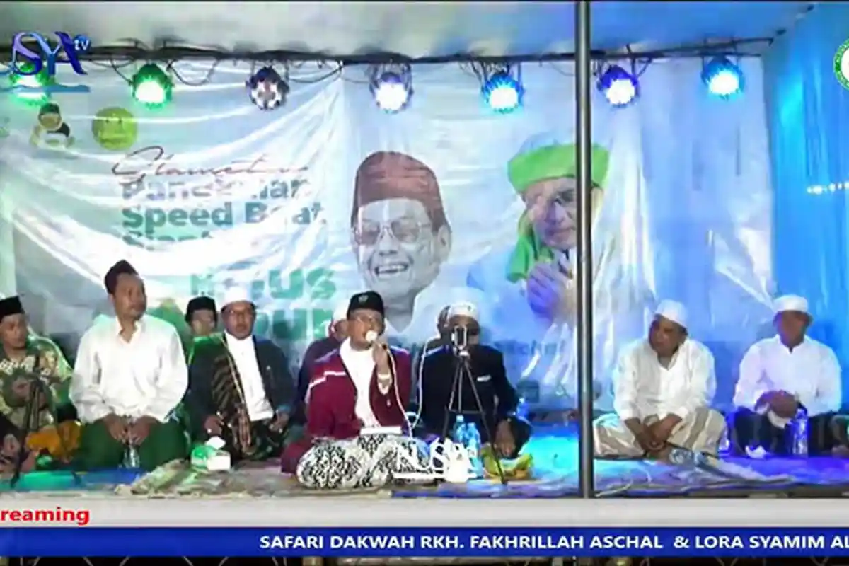 MWCNU Pontura Gelar Haul Gus Dur dan Shalawat Bersama RKH Fakhrillah Aschal