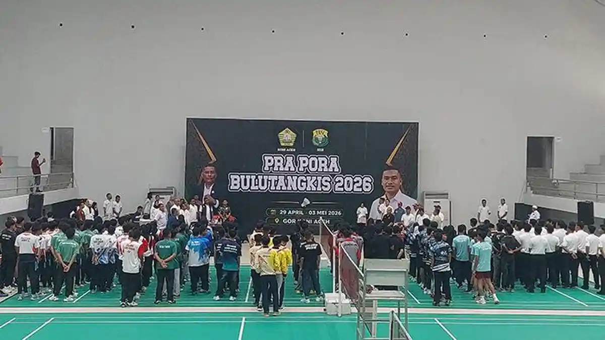 Ketua KONI Aceh Buka Pra Pora Bulu Tangkis 2026, 209 Atlet Berebut Tiket PORA