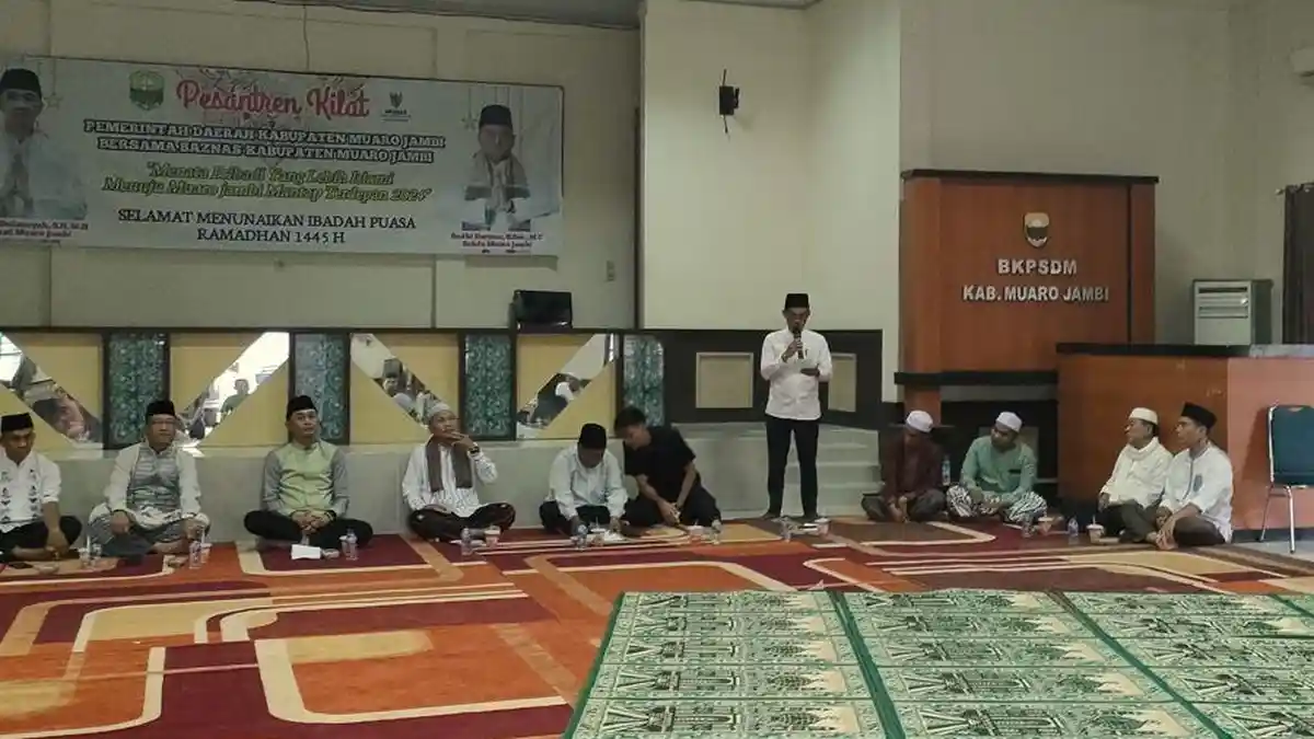 Pesantren Kilat yang Digelar Pj Bupati Muaro Jambi Bachyuni Sukses, OPD Terima Pembelajaran Agama