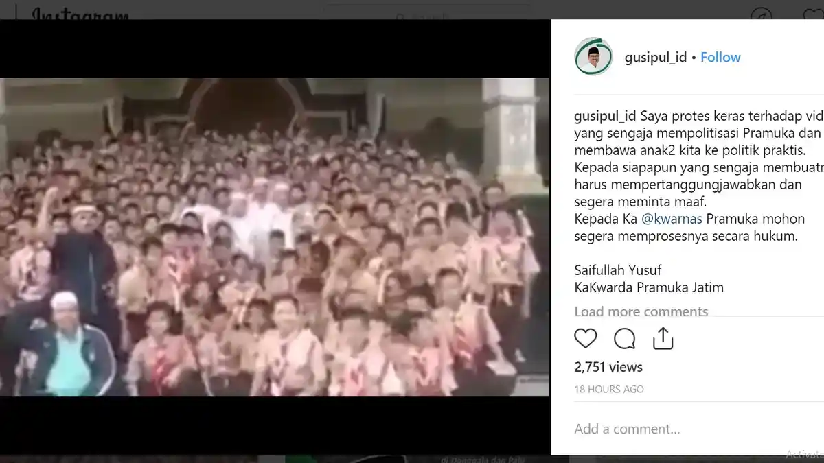 Viral Pramuka Teriak Ganti Presiden, Buwas Bilang Begini