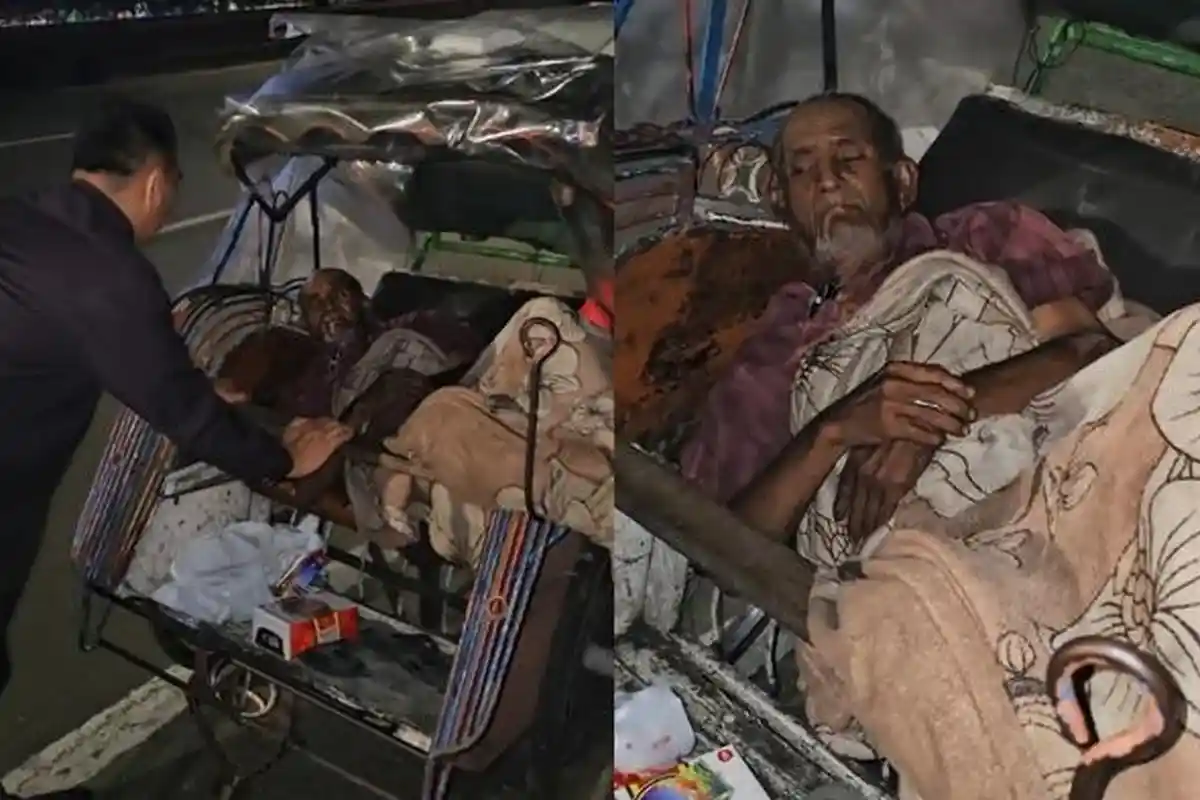 Tak Tahan Punya Menantu Cerewet, Kakek 77 Tahun Terpaksa Tidur di Becak, Sosoknya Bikin Kasihan