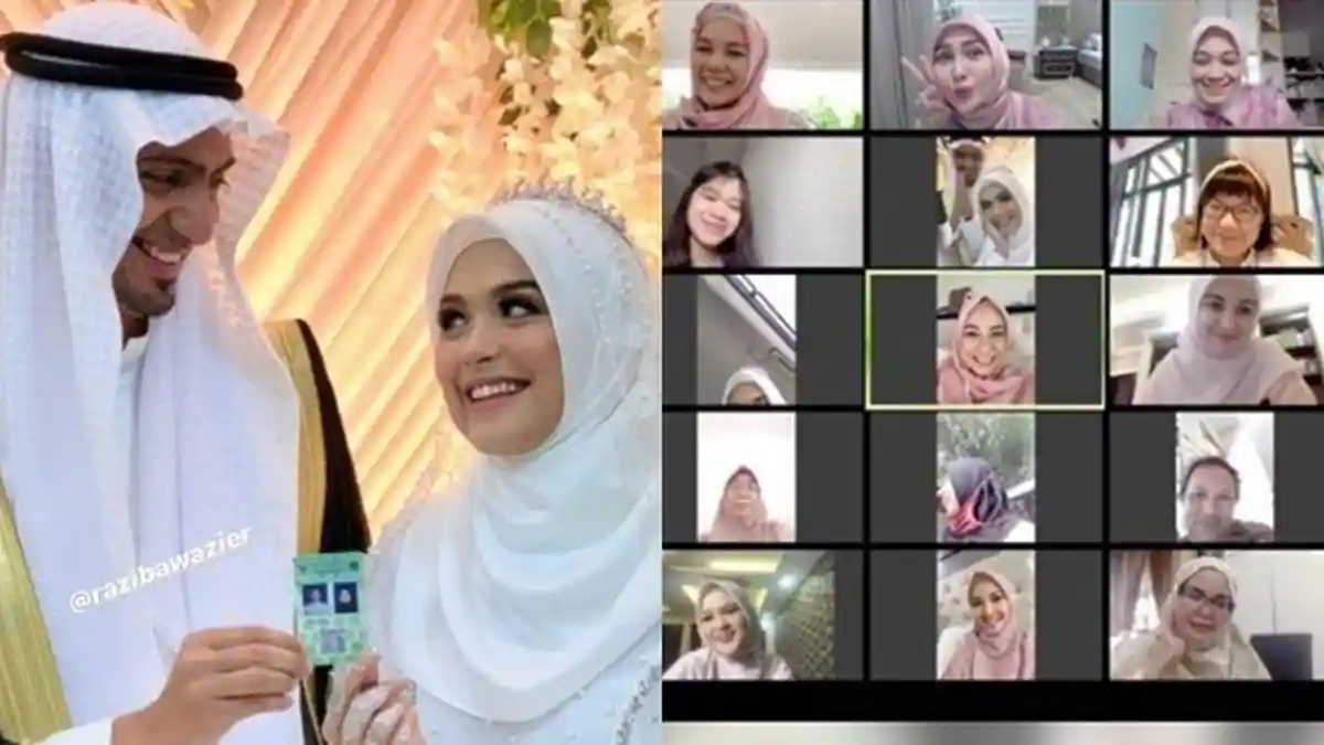 Pernikahan Vebby Palwinta, Diberi Mahar 500 Dinar dan Tamu Kondangan Hadir Secara Virtual
