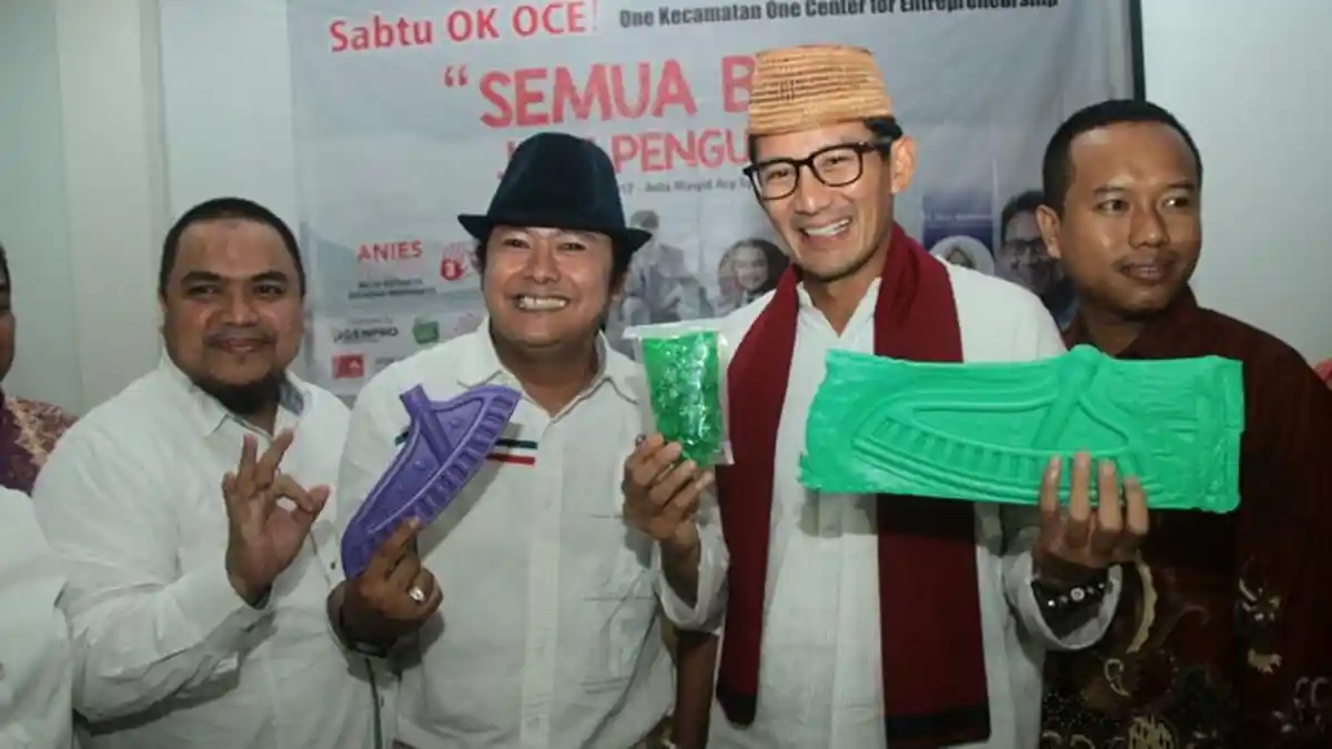 Ketika Sandiaga Uno Bertemu Muridnya yang kini Jadi Pengusaha Pengolah Sampah