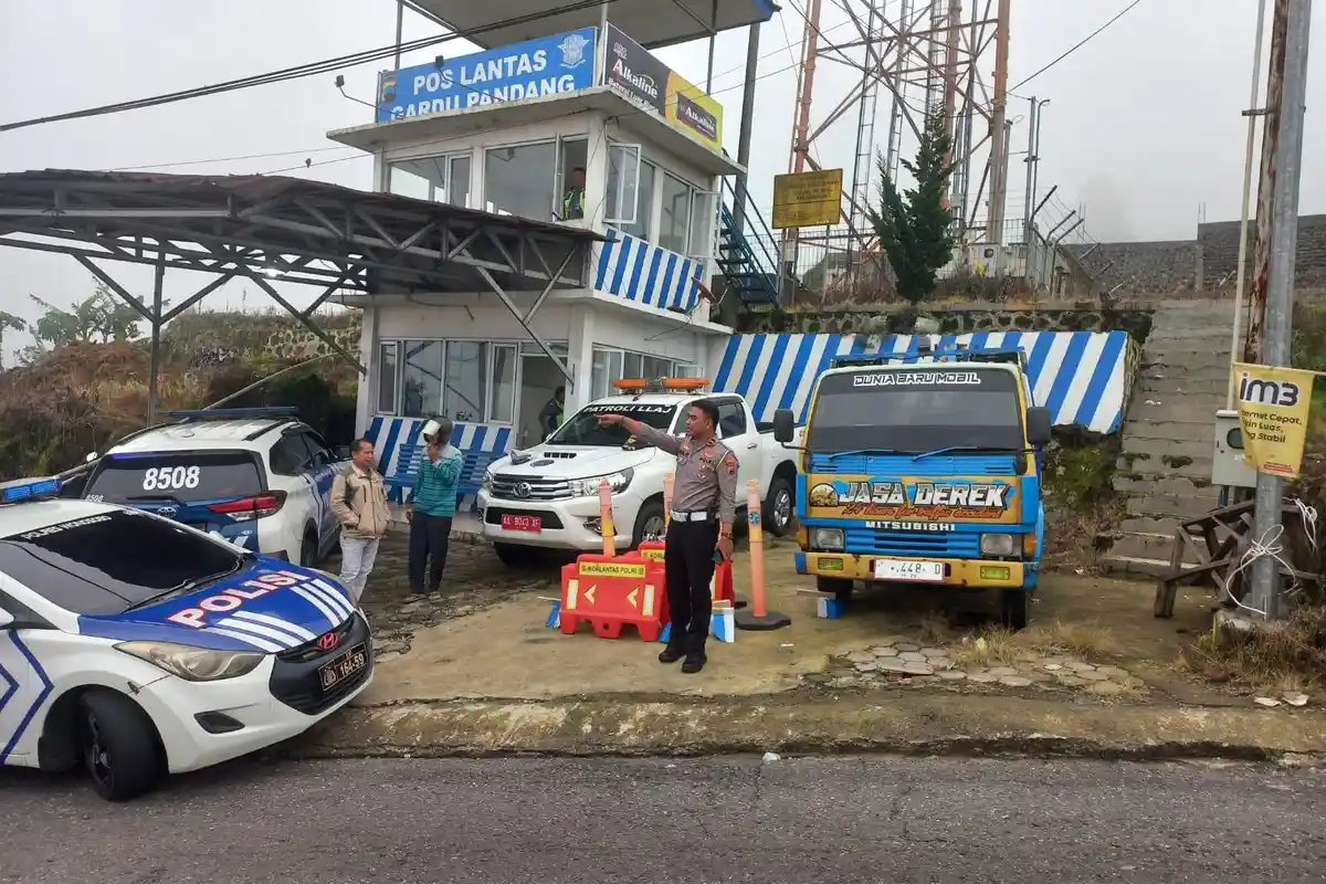 Libur Panjang, Satlantas Polres Wonosobo Siagakan Mobil Derek Antisipasi Kemacetan di Kawasan Dieng