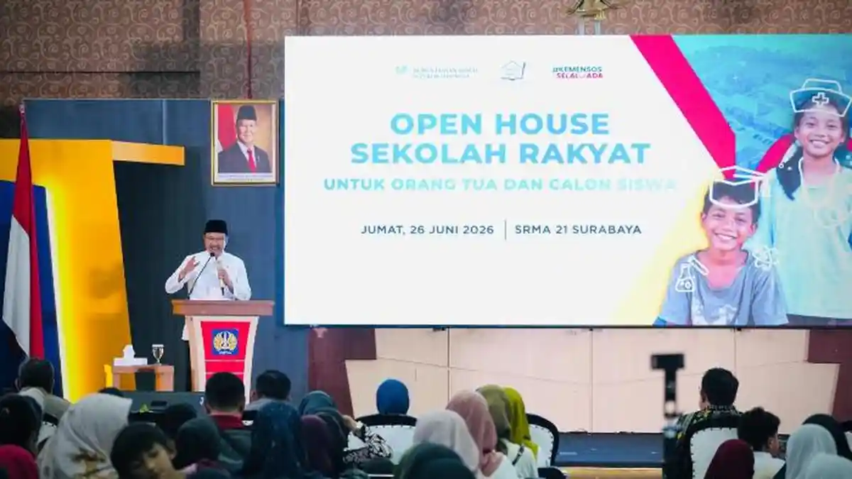 Mensos Gus Ipul Apresiasi Jawa Timur, Provinsi dengan Sekolah Rakyat Terbanyak - Wartakotalive.com