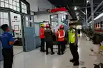 Jelang Lebaran, Polres Siantar Tingkatkan Pengamanan Arus Mudik di Stasiun Kereta Api