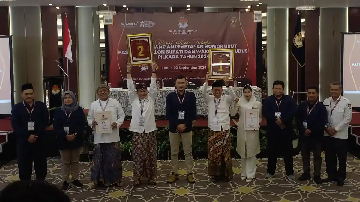 Siapa Terbaik, Dua Paslon Bupati Kudus Bakal Adu Gagasan Dalam 2 Kali Debat