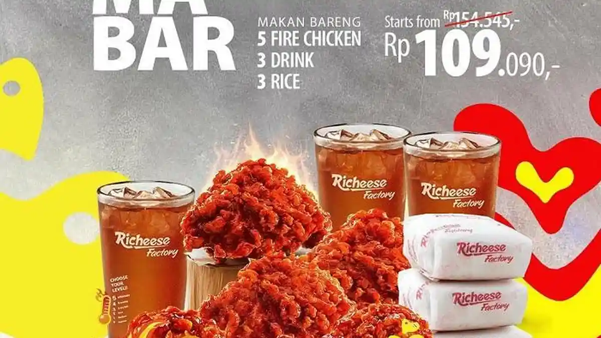 Promo Akhir Pekan dari Richeese, CFC, dan Wingstop, ada Potongan Harga ...