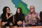 Viky Sianipar dan Herman Delago Konpers Konser Toba Rock