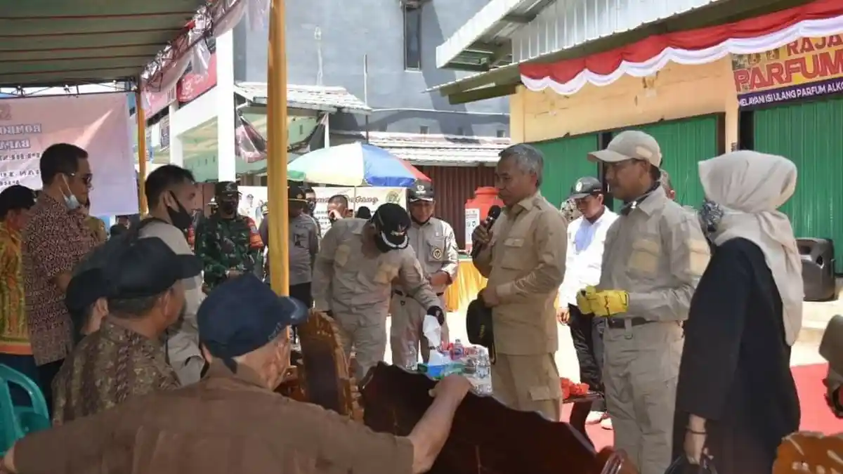Pemkab Katapang Resmikan Pasar Rakyat Desa Tumbang Titi