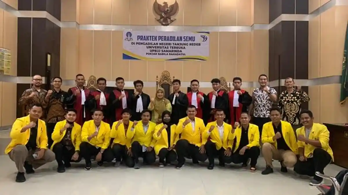 Universitas Terbuka UPBJJ Samarinda Pokjar Nabila Rahasdatul Gelar Persidangan Semu