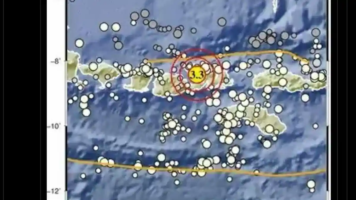 Info BMKG: Gempa Magnitudo 3,3 Terjadi di Barat Laut Dompu NTB Senin Dini Hari
