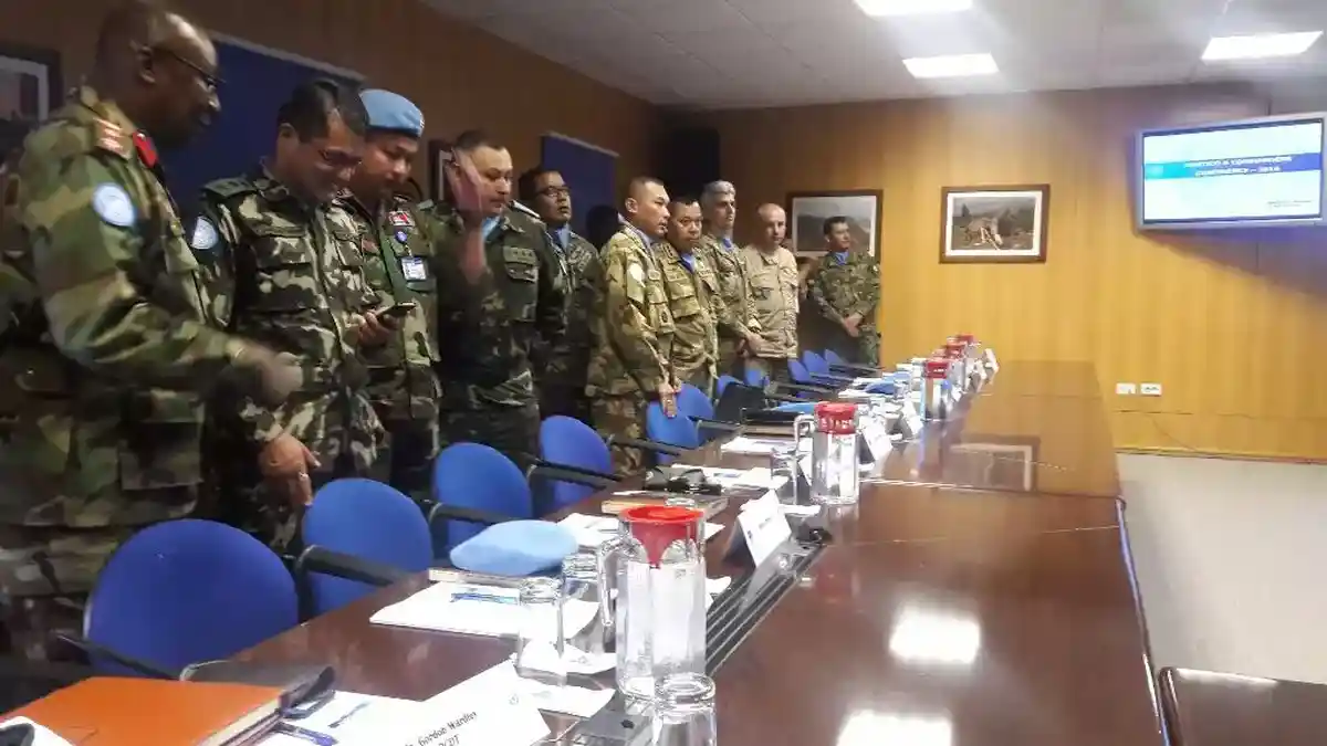 FC Unifil Gelar Pertemuan dengan Komandan Kontingen Misi Perdamaian Lebanon
