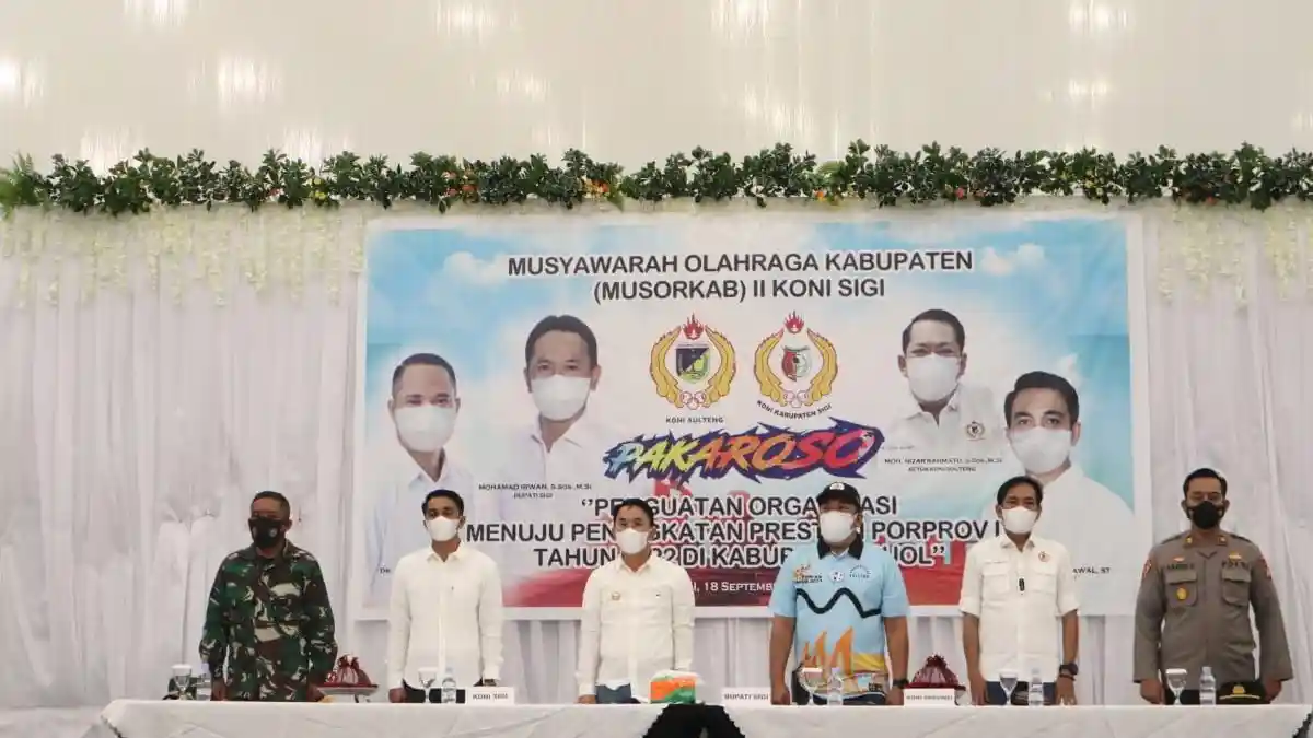 KONI Sigi Gelar Musyawarah Olahraga Kabupaten