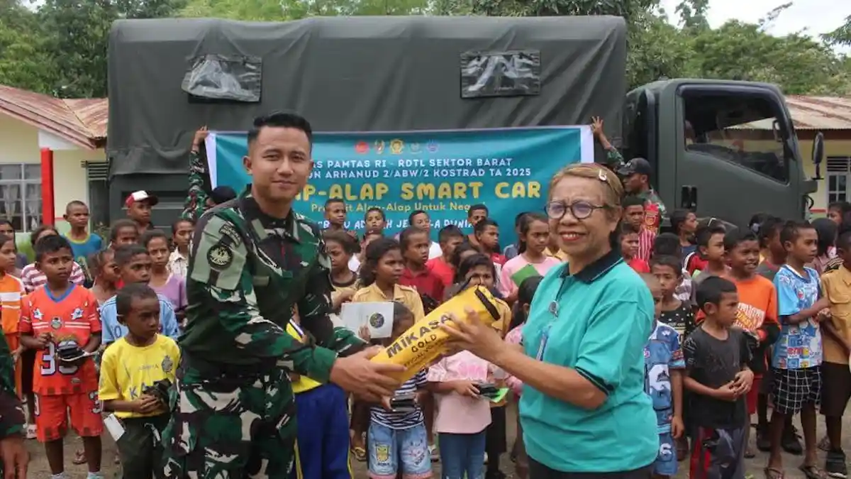 Program Alap Alap Smart Car, Cara Satgas Pamtas Sektor Barat Dukung ...