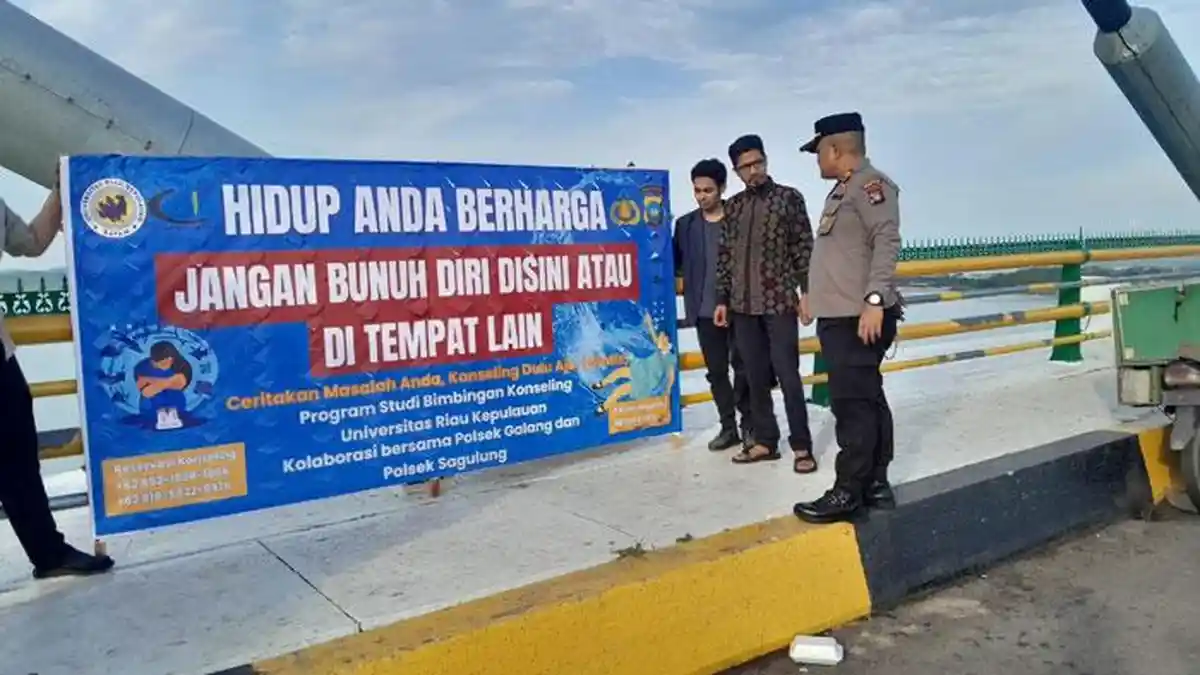 Polisi Gandeng Unrika Beri Konseling Gratis Antisipasi Warga Terjun dari Jembatan Barelang