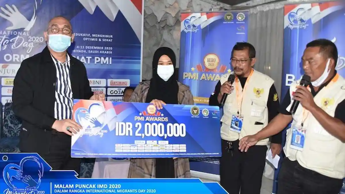Kamaludin dan Susilawati Jadi PMI Teladan dalam Peringatan Hari Migran Sedunia 2020