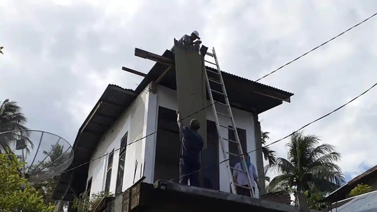 Angin Kencang Terjang Ie Meule Sabang, Lima Rumah Rusak