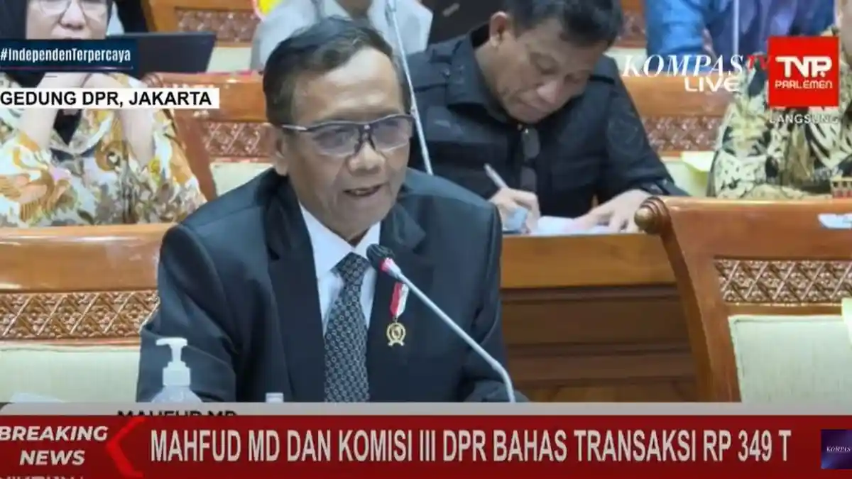 Update Traksaksi Ratusan Triliun Kemenkeu, Menkopolhukam Mahfud MD Bentuk Satgas TPPU