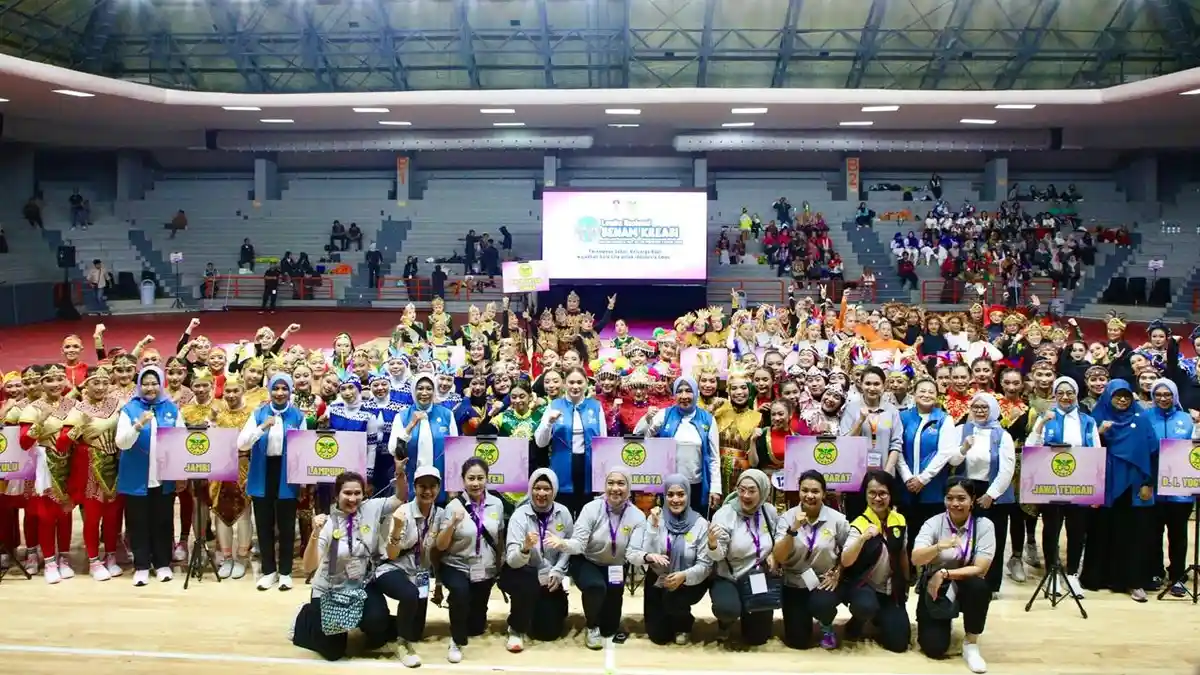 Perwosi Rayakan HUT ke-58 lewat Lomba Senam Nasional Kreasi 2025