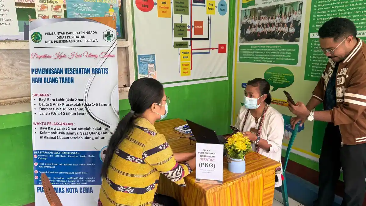 Pemkab Ngada Launching Pemeriksaan Kesehatan Gratis Cek Persyaratan