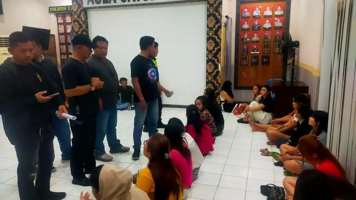 Diskotek Blue Star di Langkat Digerebek, Puluhan Orang Positif Narkoba, 1 Pucuk Senpi Turut Disita