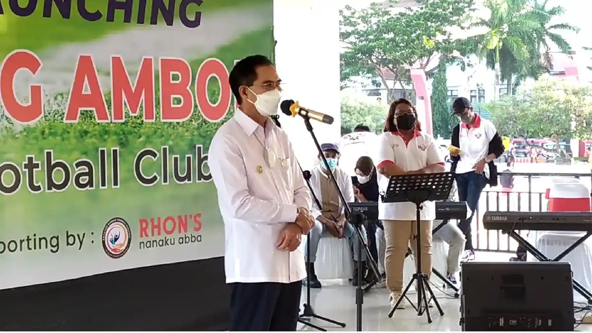 Launching Jong Ambon FC, Wawali : Sepak Bola Akan Terus Dikembangkan di Ambon