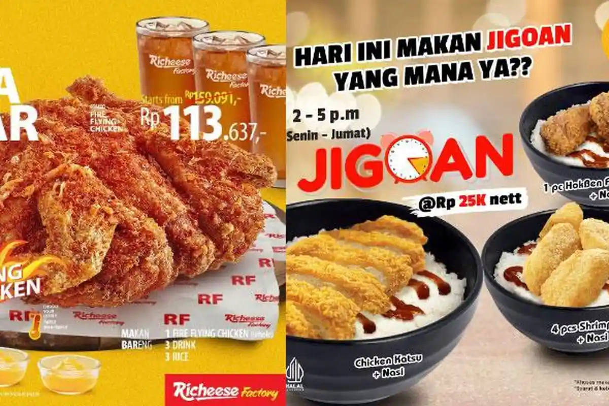 Promo Restoran Cepat Saji Hari ini 19 Mei 2023, Lengkap Ada Berbagai Menu Makanan di Akhir Pekan
