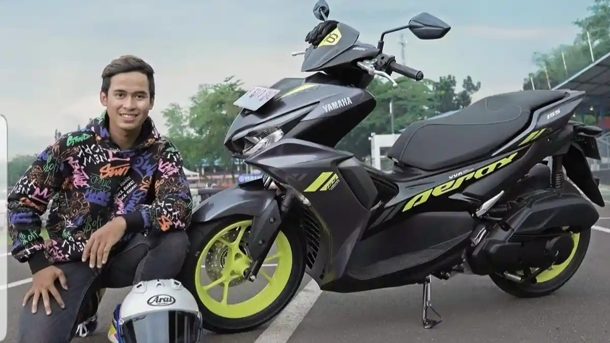 Pebalap Galang Hendra Puji Keunggulan All New Aerox 155 Connected