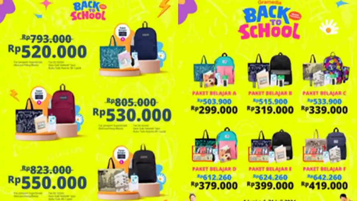 Gramedia Sambut Tahun Ajaran Baru 2024 dengan Promo Paket Belajar Hemat dan Berkualitas
