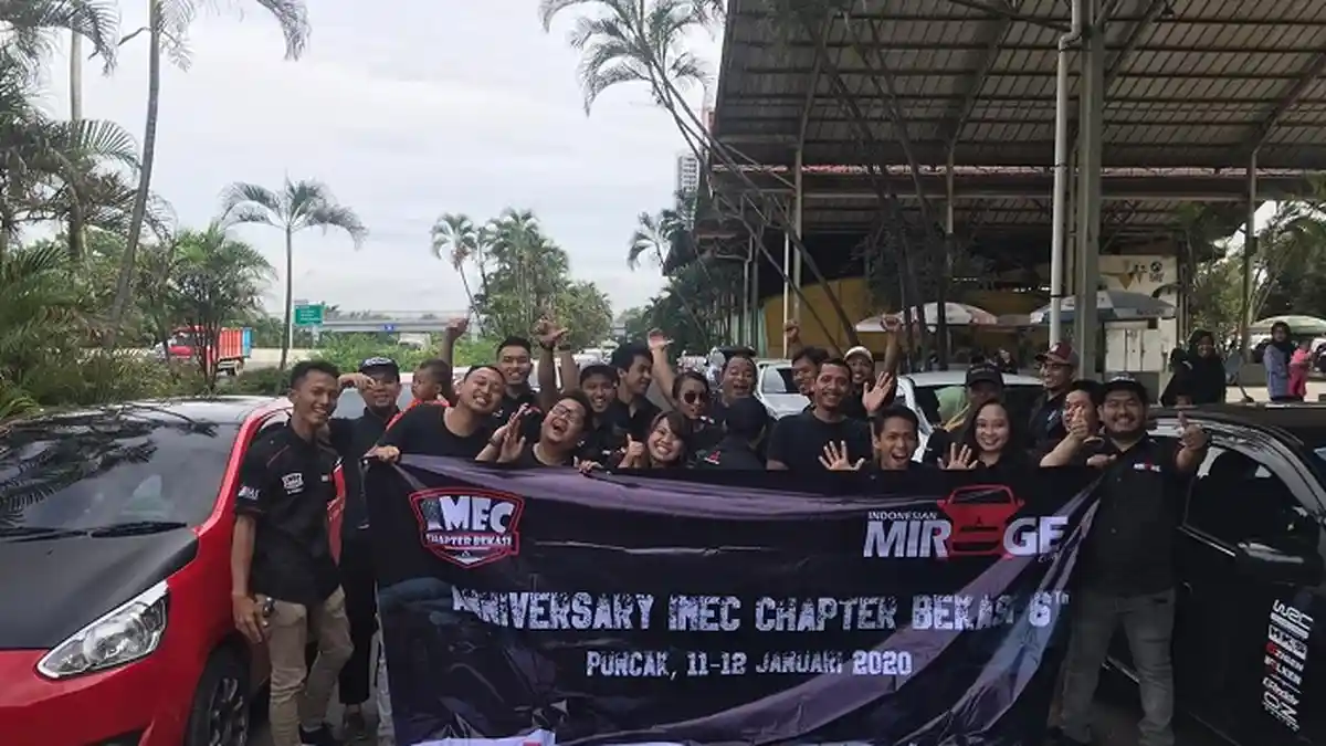 Hari Ini Anniversary ke-6 IMEC Chapter Bekasi, Klub Mitsubishi Mirage Touring ke Desa Cilotoh