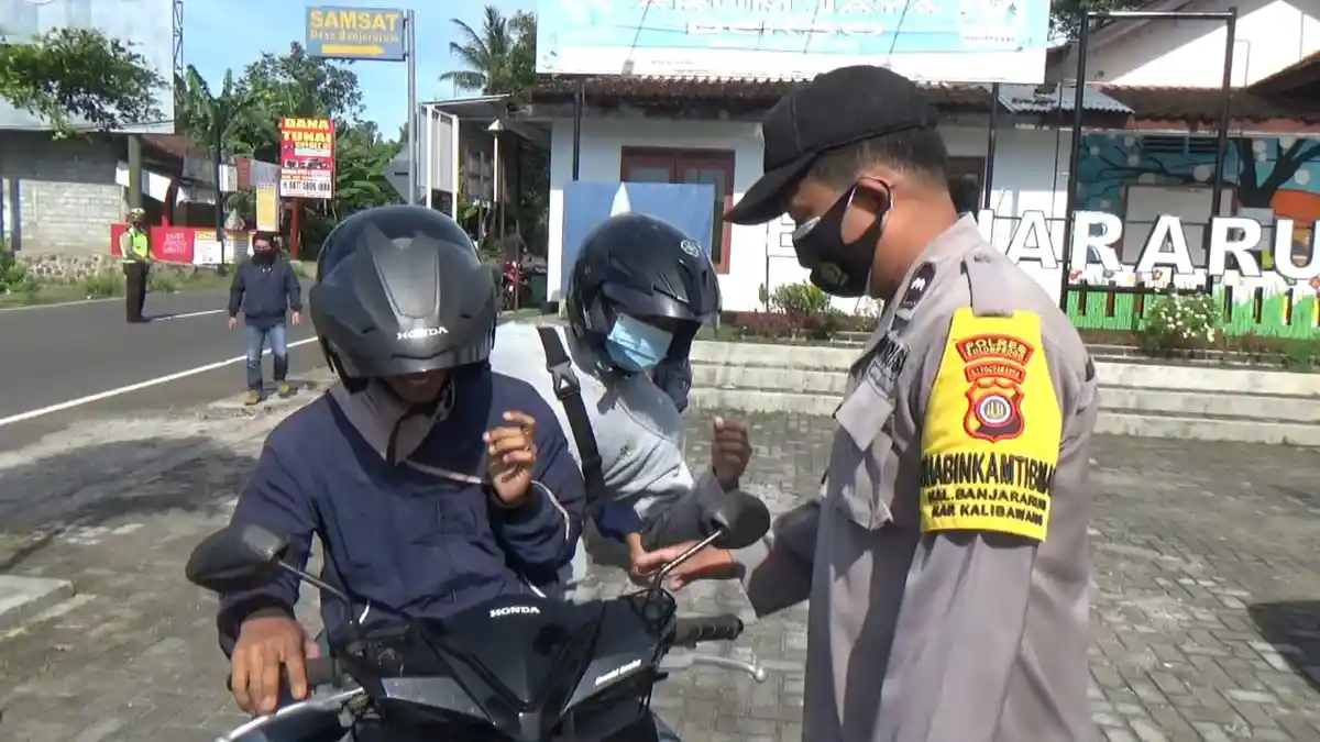 Langgar Prokes, Sejumlah Pengendara Motor dan Mobil Terjaring Operasi Yustisi di Kulon Progo