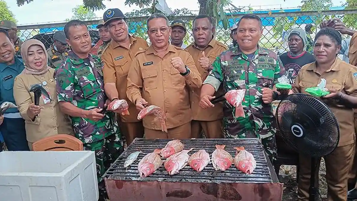 Dinas P2KP Papua Barat Daya Kampanye Gemar Makan Ikan bagi Anak Usia Dini