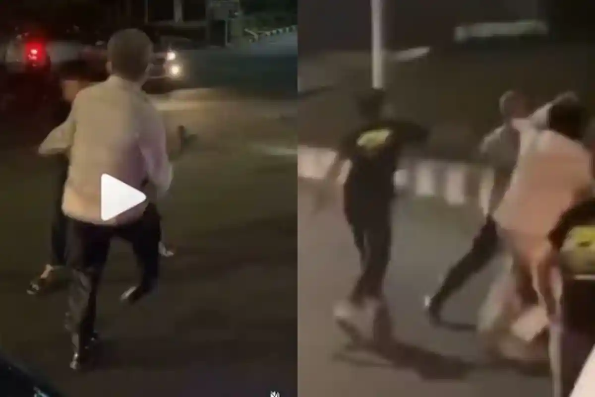 Detik-detik Anggota Polisi Dikeroyok saat Bubarkan Balap Liar, Dikepung hingga Lepaskan Tembakan