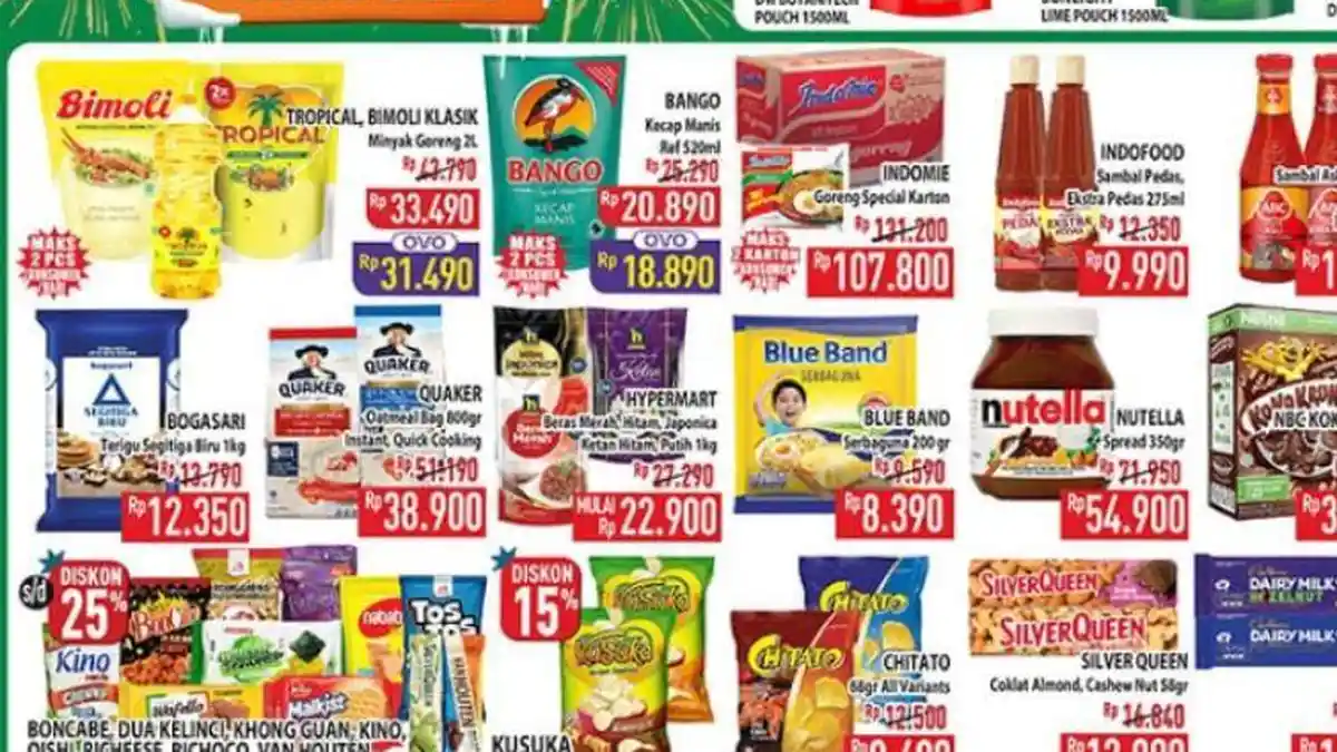 KATALOG Promo Hypermart Hari Ini 27 Desember 2023 Edisi Sambut Tahun Baru, Indomie Karton Rp107.800