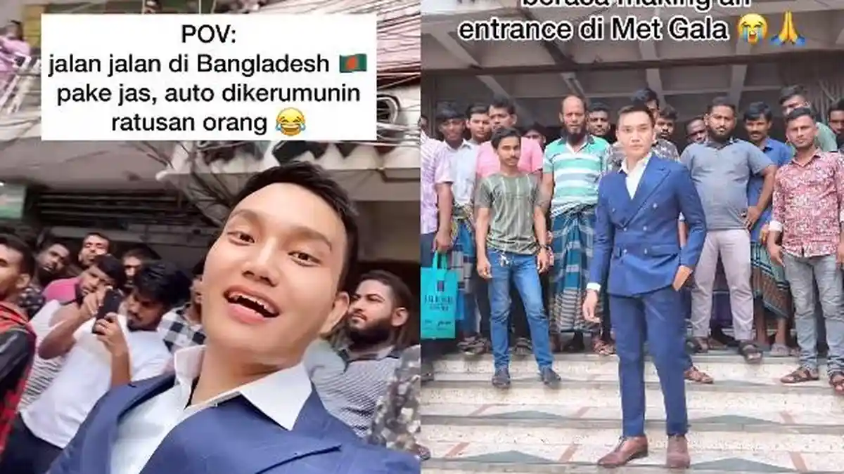 Pria Berjas asal Indonesia Syok Dikerumuni Ratusan Warga Bangladesh, Ivan Gunawan Sampai Komentar