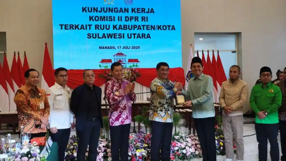 Gubernur Sulawesi Utara Yulius Selvanus Sambut Kunjungan Kerja Komisi II DPR RI