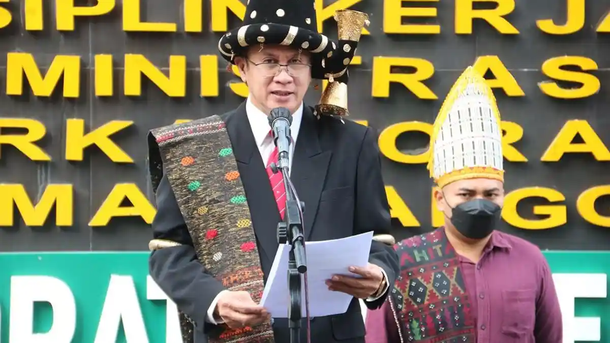 Bersatu Bangun Bangsa, Kanwil Kemenkumham Sumut Gelar Upacara Peringatan Hari Sumpah Pemuda ke-94