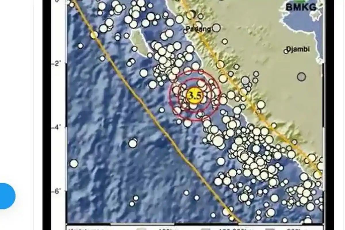 Gempa Bumi di Bengkulu Siang Ini Rabu 24 Januari 2024