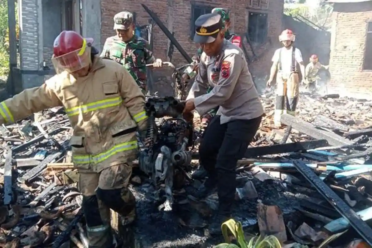 Rumah Warga Kebumen Terbakar karena Anak Main Api, Kerugian Rp 50 Juta